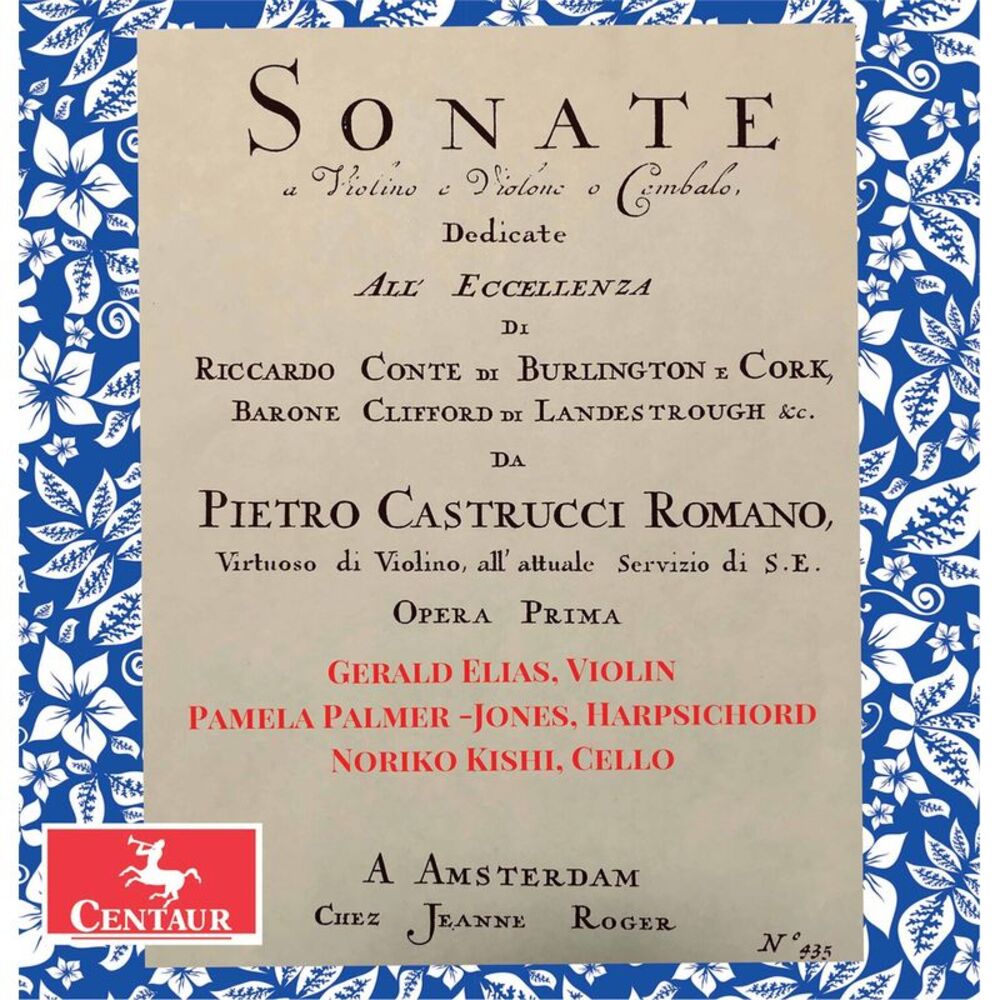 Palmer-Jones - Sonate a Violino E Violone  CD
